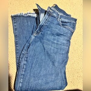 MOTHER Flare Jeans in Classic Blue